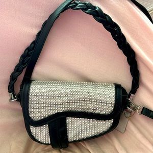 Rhinestone black bag